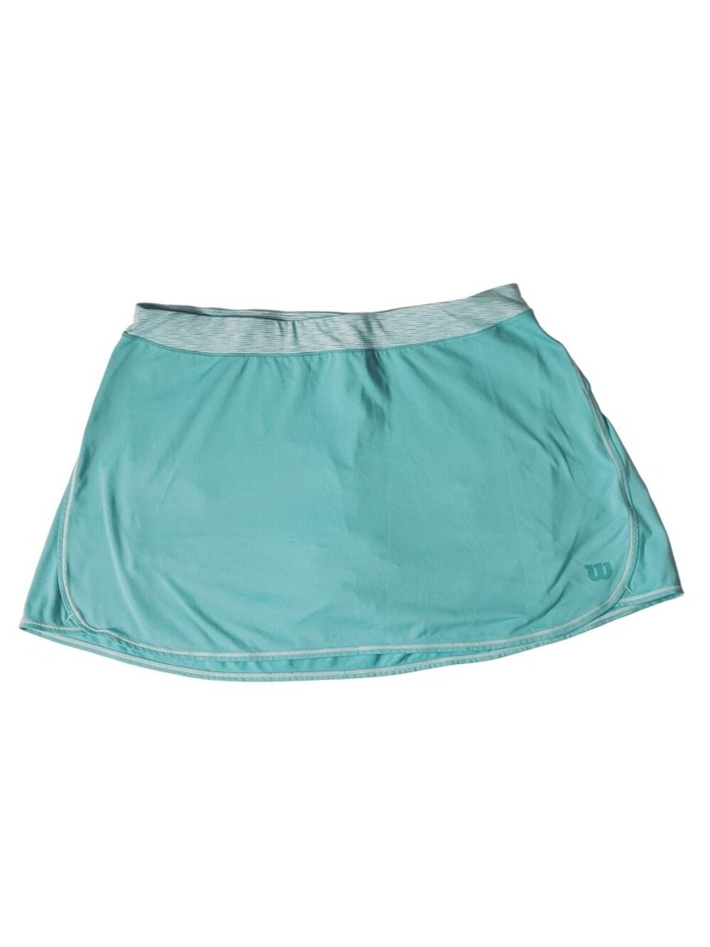 Wilson Womens Turquoise Athletic Shorts Skirt Skort With Inner Shorts Medium